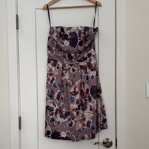 🌺 Vintage The Limited Floral Strapless Dress